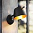 Настенный светильник в скандинавском стиле GODA WALL Черный фото 8