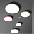 Цветной круглый плоский светодиодный светильник DISC COLOR 50 см  Серый фото 7