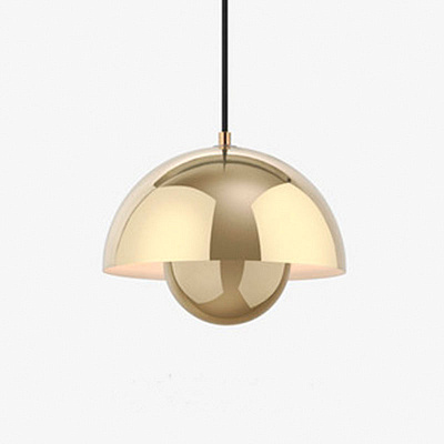 Verpan Flowerpot Verner Panton 23 см  Черный фото 19