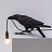 Настольная лампа Bird Lamp Black designed by Marcantonio Raimondi Malerba Белый B фото 7