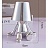 Настольная лампа ELF TAB E серебро фото 10