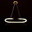 Дизайнерская светодиодная люстра на струнном подвесе VIDAGO 100 см   фото 3