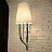 Настенный светильник Ipe cavalli Brunilde Wall Золотой 52 см  Черный фото 5
