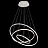 Подвесной светильник TOCCATA на 3 кольца 80 см  Черный фото 13
