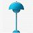 Настольная лампа Verpan Flowerpot Verner Panton-2 Синий фото 22