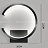 Настенный светодиодный светильник Twiddle Dimme-3 A Черный фото 3