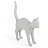 Лампа Jobby The Cat Черный + Белый фото 3