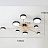 Светодиодная потолочная люстра с элементами из дерева TIDEN 6 плафонов  Белый фото 15