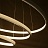 Подвесной светильник TOCCATA на 3 кольца 70 см  Черный фото 12