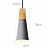 Подвесные светильники в скандинавском стиле Vibrosa 11 см  Серый фото 3